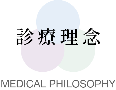 診療理念 MEDICAL PHILOSOPHY